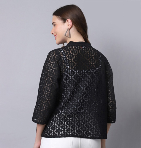 Women Black Shrug